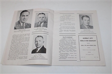 1945 NCAA Championship Program with Alister Mackenzie Hole Photos