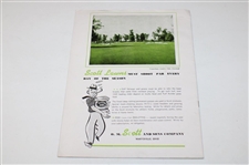 1945 NCAA Championship Program with Alister Mackenzie Hole Photos