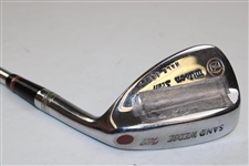 Hale Irwin's Tournament Used Wilson Staff Fluid Feel Sand Wedge w/Lead Tape