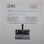 Hale Irwin's 2023 Masters Tournament Clubhouse Badge #A223