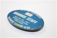 1967 PGA Championship At Columbine Grounds Staff Badge