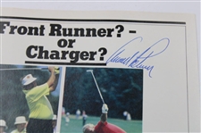 Arnold Palmer Signed 1983 U.S. Open Oakmont Program Page JSA ALOA