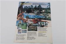 Arnold Palmer Signed 1983 U.S. Open Oakmont Program Page JSA ALOA