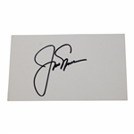 Jack Nicklaus Signed Index Card JSA ALOA