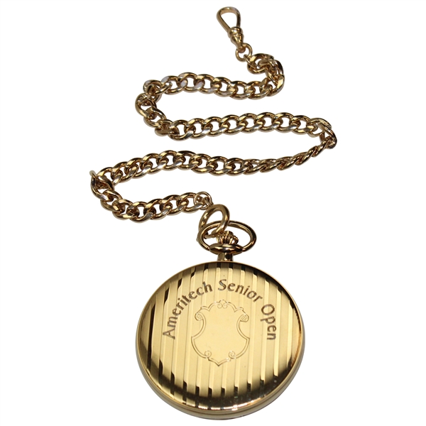 Hale Irwins Personal 1995 Ameritech Sr. Open at Stonebridge Dolan Bullock Swiss Made 17 Jewels Pocket Watch