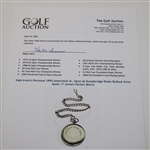 Hale Irwin's Personal 1995 Ameritech Sr. Open at Stonebridge Dolan Bullock Swiss Made 17 Jewels Pocket Watch