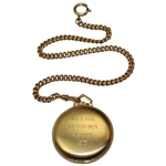 Hale Irwin's Personal 1975 Western Open at Butler National Accutron Quartz Pocket Watch