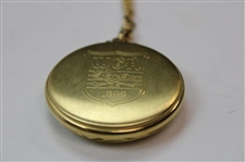 Hale Irwin's Personal 1975 Western Open at Butler National Accutron Quartz Pocket Watch