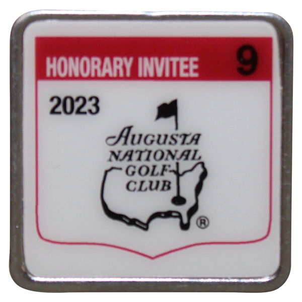 Hale Irwins Personal 2023 Masters Tournament Honorary Invitee Badge