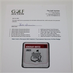Hale Irwin's Personal 2023 Masters Tournament Honorary Invitee Badge