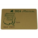 Hale Irwins Personal 2024 Masters Tournament Credit Card