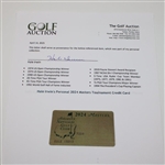 Hale Irwin's Personal 2024 Masters Tournament Credit Card