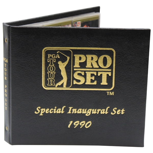Hale Irwins Personal 1990 Special Inaugural PGA Tour Pro Set Cards w/Binder