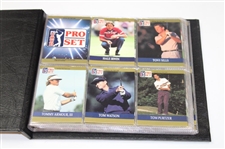 Hale Irwin's Personal 1990 Special Inaugural PGA Tour Pro Set Cards w/Binder