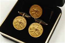 Hale Irwin's Personal 1991 Ryder Cup at Kiawah Island Cuff Links & Pin