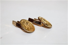 Hale Irwin's Personal 1991 Ryder Cup at Kiawah Island Cuff Links & Pin
