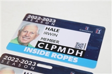 Hale Irwin's Personal 2022-2023 PGA Tour Season Member Credential Inside Ropes Cards