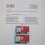 Hale Irwin's Personal 2024 PGA Tour Season Member Credential Inside Ropes Cards