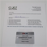 Hale Irwin's Personal 2017-2018 USGA Charter Member Champion Club Bag Tag