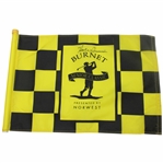 Hale Irwin Signed Burnet Sr. Classic Black & Yellow Course Flag JSA ALOA