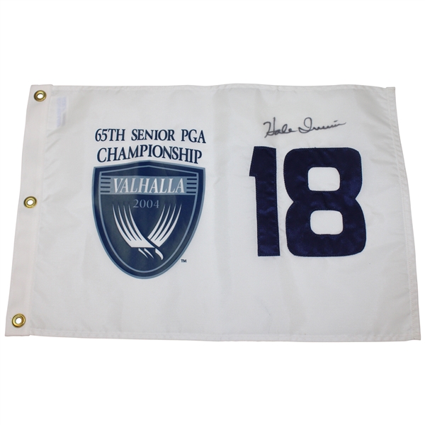 Hale Irwin Signed Personal 2004 Senior PGA Championship at Valhalla Flag JSA ALOA