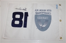 Hale Irwin Signed Personal 2004 Senior PGA Championship at Valhalla Flag JSA ALOA