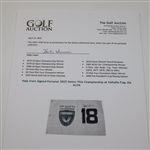 Hale Irwin Signed Personal 2004 Senior PGA Championship at Valhalla Flag JSA ALOA