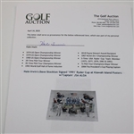 Hale Irwin's Dave Stockton Signed '1991' Ryder Cup at Kiawah Island Posters w/'Captain' JSA ALOA