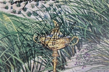 Hale Irwin's Signed 1991 Ryder Cup Team USA at Kiawah Island Poster JSA ALOA