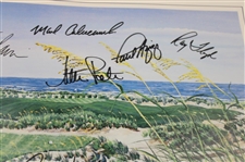 Hale Irwin's Signed 1991 Ryder Cup Team USA at Kiawah Island Poster JSA ALOA