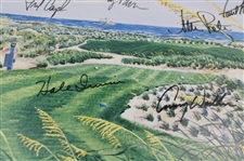 Hale Irwin's Signed 1991 Ryder Cup Team USA at Kiawah Island Poster JSA ALOA