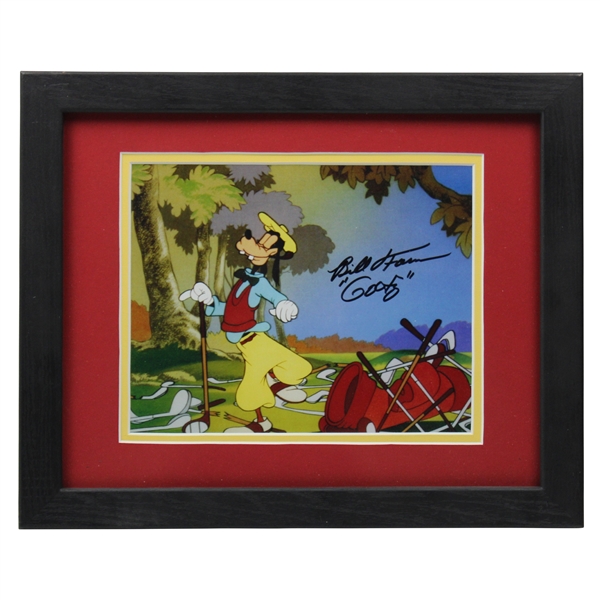 Goofy Voice Actor Bill Farmer Signed Goofy Finding the Right One Sericel w/Goofy - Framed JSA ALOA