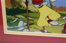 Goofy Voice Actor Bill Farmer Signed 'Goofy Finding the Right One' Sericel w/'Goofy' - Framed JSA ALOA