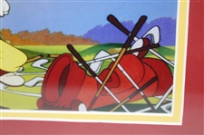 Goofy Voice Actor Bill Farmer Signed 'Goofy Finding the Right One' Sericel w/'Goofy' - Framed JSA ALOA