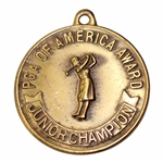 PGA of America Junior Champion Award Medal with Lady Golfer - Presented by Club Professional