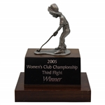2005 Womens Club Championship Third Flight Winner Putter Boy Trophy