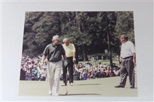 Five (5) Tiger Woods, Arnold Palmer & Jack Nicklaus 1997 Masters Tournament Photos