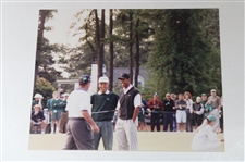 Five (5) Tiger Woods, Arnold Palmer & Jack Nicklaus 1997 Masters Tournament Photos