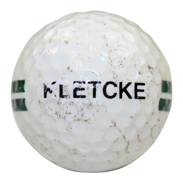 Augusta National Golf Club Vintage Range Ball Featuring Pros Kletcke and Spencer Names- Used