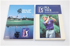 Five (5) Official PGA Tour Media Guides From Years 1986, 1988, 1989, 1992 & 1994