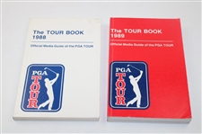 Five (5) Official PGA Tour Media Guides From Years 1986, 1988, 1989, 1992 & 1994