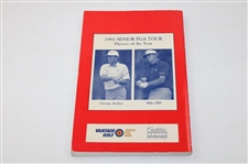 Five (5) Official PGA Tour Media Guides From Years 1986, 1988, 1989, 1992 & 1994