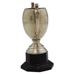 1935 Turnberry Sma Siller Vessel Bogey Competition Sterling Silver Trophy Won by D.C. Shankland