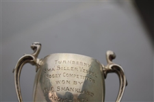 1935 Turnberry Sma Siller Vessel Bogey Competition Sterling Silver Trophy Won by D.C. Shankland