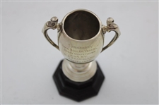 1935 Turnberry Sma Siller Vessel Bogey Competition Sterling Silver Trophy Won by D.C. Shankland