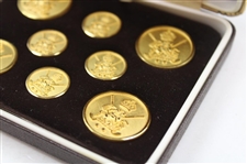Royal St. Georges Golf Jacket Buttons in London Badge Button Case