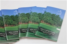 Twenty-Seven (27) 2001 Masters Tournament Spectator Guides - Tiger Woods Winner