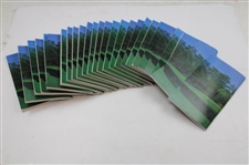 Twenty-Seven (27) 2001 Masters Tournament Spectator Guides - Tiger Woods Winner