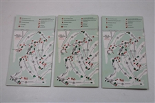 Ten (10) Masters Tournament Spectator Guides - 1980-1995 Various Years