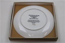 Nine (9) Golf Collectors (Heritage) Society Member Gifts Inc. Plates, Sword, Tiles, Bags & more